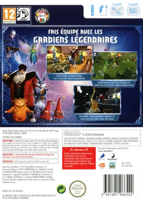 Rise of the Guardians box cover back